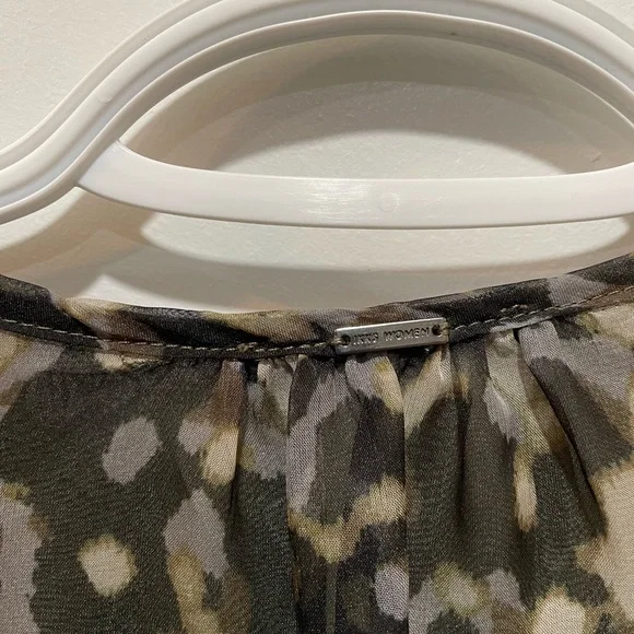 Ikks camouflage leopard dress long sleeve size médium - Picture 7 of 9